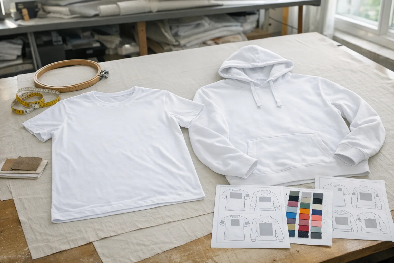 Gdzie umieścić logo na koszulce firmowej i bluzie