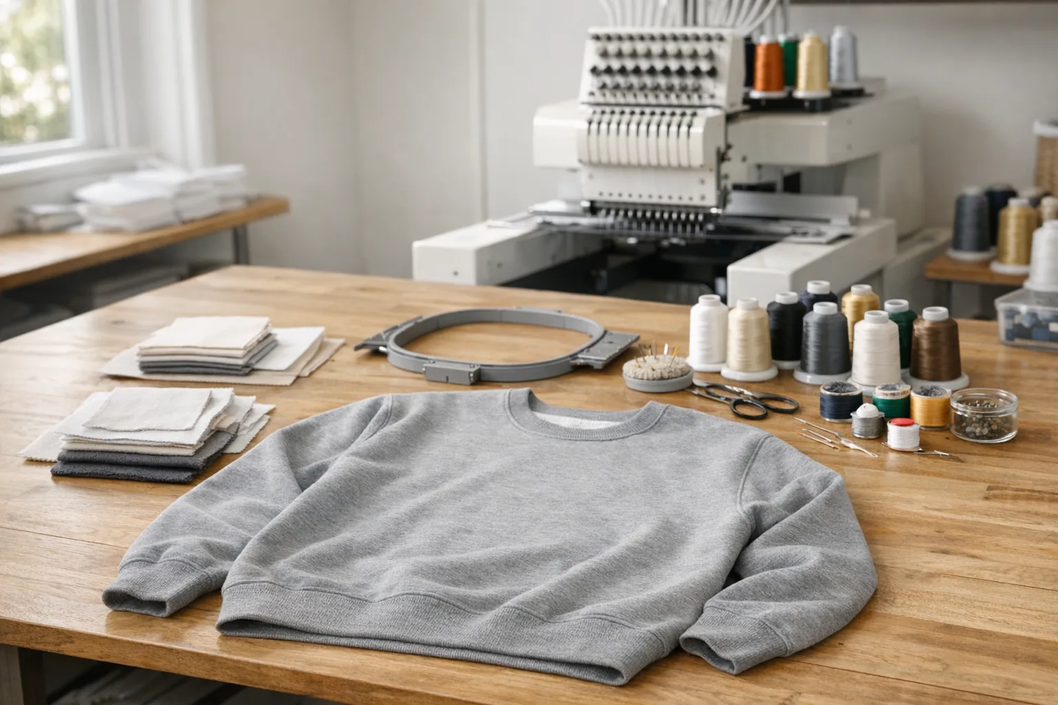 Jaki materiał bluzy wybrać pod haft z logo firmy